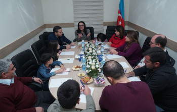 PJB-nin üzvləri "Zəfər" Şəhid Ailələrinə Dəstək İB-nin ofisində - VİDEO - FOTOLAR