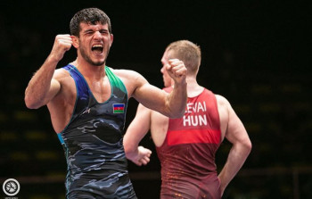 Güləşçimiz iki erməniyə qalib gələrək Avropa çempionu oldu