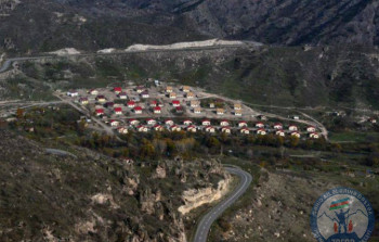 Ermənilər Laçın və Kəlbəcərdə evlər və yeni məktəb binası tikir - FOTO