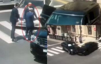 Kəmaləddin Heydərov qəzaya düşdü - Video