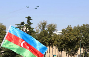 Azərbaycan və Türkiyə qırıcıları Gəncə üzərində dövrə vurdu - FOTO, VİDEO