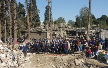 Gəncəyə gedən diplomatlar erməni vəhşiliyinin nəticəsini əyani görüblər