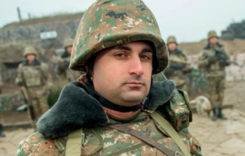 Aprel döyüşlərində mükafat alan erməni zabit məhv edildi