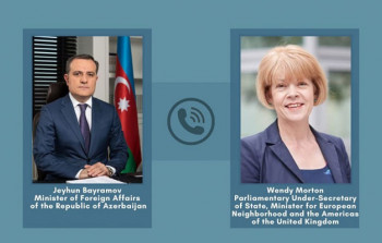 Ceyhun Bayramov Tərtərə edilən hücumla bağlı Mortona məlumat verdi