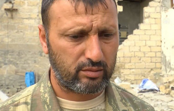 Naftalanda 5 ailə üzvünü itirən hərbçi - “Cəbhəyə dönəcəyəm”