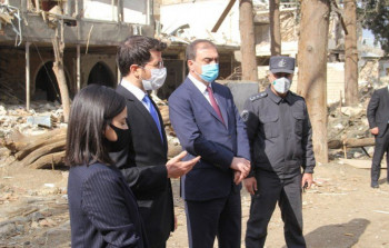 İsrail səfiri Gəncədə terror qurbanlarını yad etdi