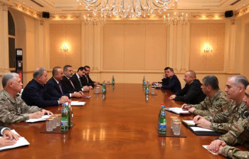 İlham Əliyev Türkiyə nümayəndə heyətini qəbul etdi