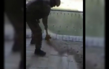 Əsgərlərimiz Şuşadakı məscidi təmizlədilər - VİDEO