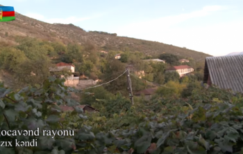 Müdafiə Nazirliyi Azıx kəndinin görüntülərini yaydı - VİDEO