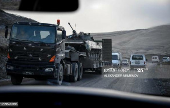 Ermənistan ordusu Kəlbəcərdən çıxır – FOTOLAR