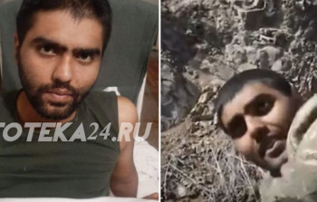 Erməni əsirliyində olan Aminin yeni fotosu yayıldı