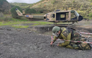 Minatəmizləyənlərimiz Türkiyədən qayıtdı - FOTO