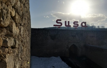 Şuşa Qalasının girişi bərpa olundu 