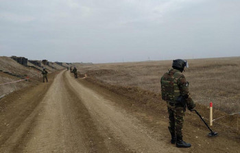 Azad olunmuş rayonlarda 1 731 hektar ərazi tam minadan təmizlənib