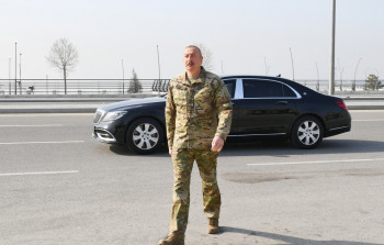 İlham Əliyev Hərbi Qənimətlər Parkının açılışını etdi - FOTOLAR