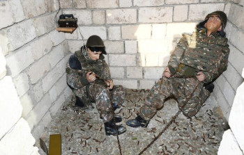 Erməni hərbçilərin maketlərini o hazırlayıb - VİDEO