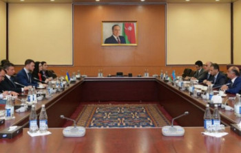Rəşad Nəbiyev ukraynalı nazirlə görüşüb