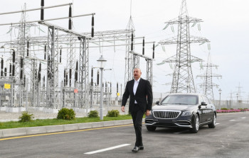 Prezident Suraxanı rayonundakı açılışda... - YENİLƏNİB