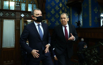 Ceyhun Bayramov Lavrovla nələri müzakirə edib....  