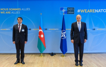 Prezidentin köməkçisi NATO Baş katibinin müavini ilə görüşdü - FOTOLAR