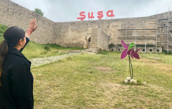 Fulya Öztürk Şuşadan paylaşım etdi - FOTO