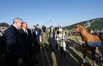 Ərdoğana hədiyyə edilən  “Zəfər” adlı atın ŞƏKİLLƏRİ