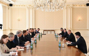 Prezident 3 ölkənin XİN rəhbərlərini qəbul etdi