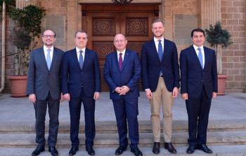 Hikmət Hacıyevlə Ceyhun Bayramov üç ölkənin XİN başçıları ilə görüşüb