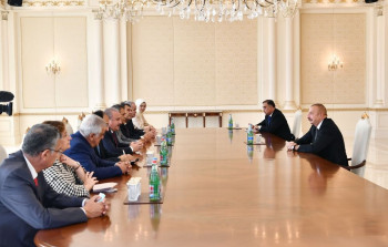 Prezident Mustafa Şentopu qəbul etdi 