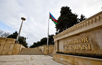 Üç ölkənin parlament sədrləri Şəhidlər xiyabanında